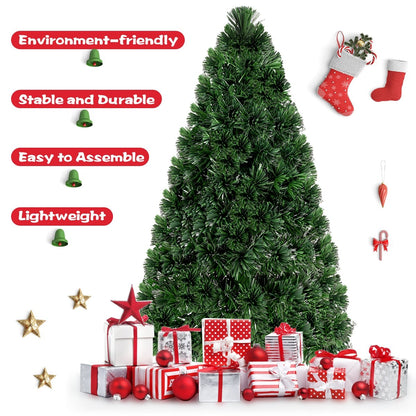 Artificial  Pre-Lit Fiber Optic PVC Christmas Tree-5 ft, Green Christmas Tree   at Gallery Canada