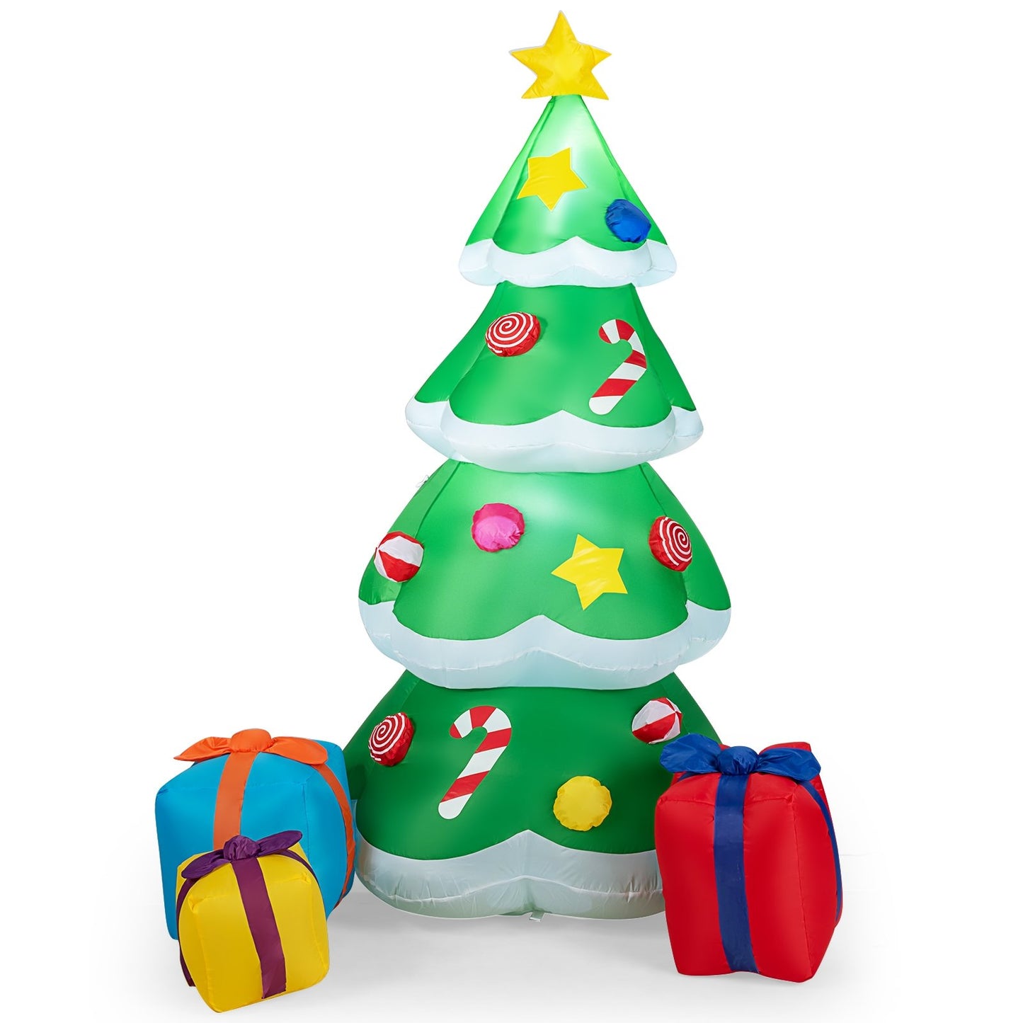 Inflatable Christmas Tree with 3 Gift Wrapped Boxes, Green Christmas Inflatables   at Gallery Canada