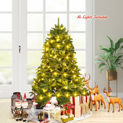 5 Feet Artificial Fir Christmas Tree with 600 Branch Tips, Green Christmas Tree   at Gallery Canada