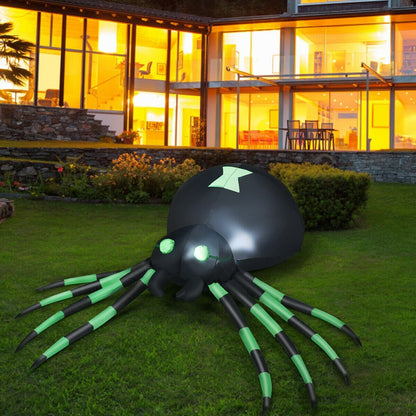 6 Feet Halloween Inflatable Blow-Up Spider, Black Halloween   at Gallery Canada