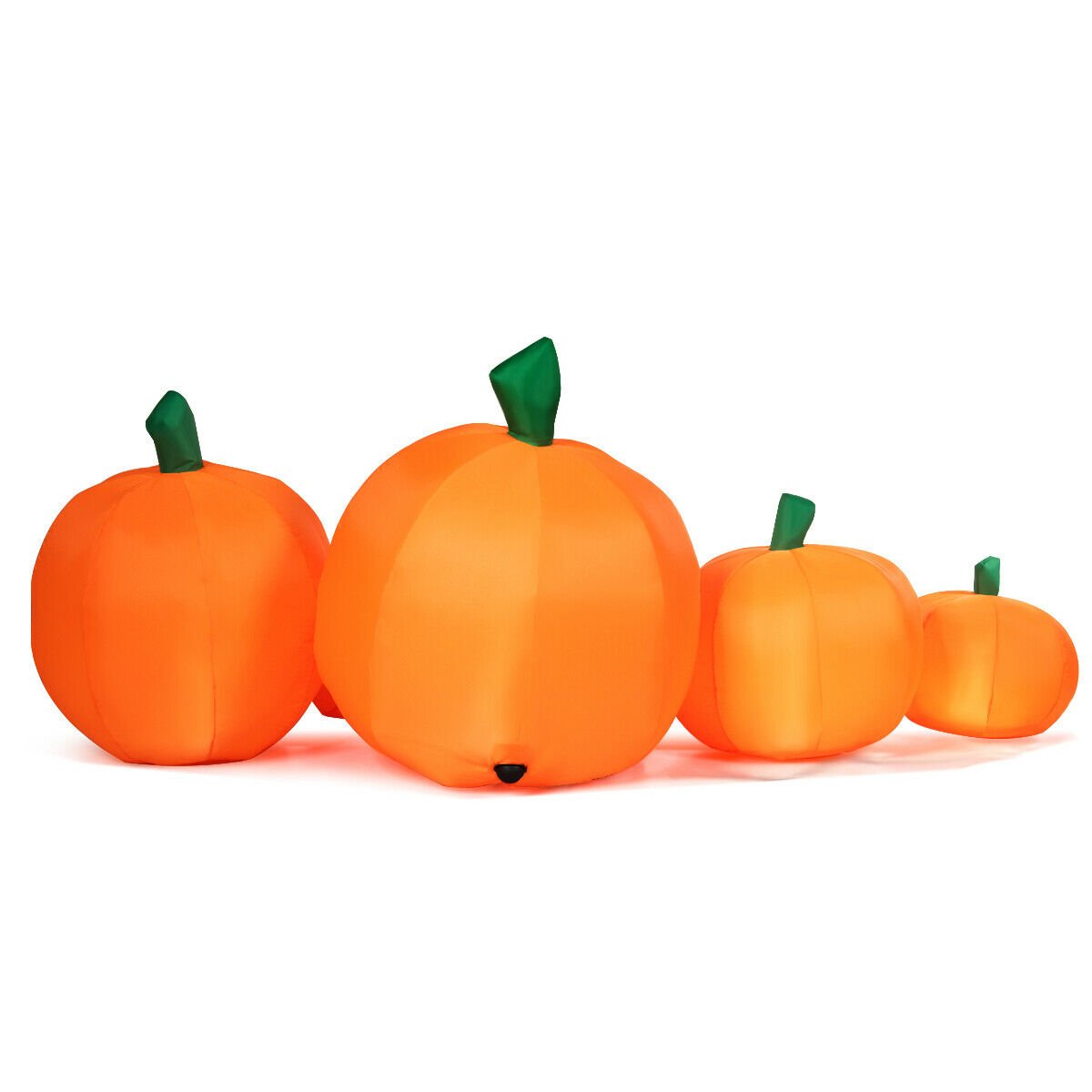 7.5 Feet Halloween Inflatable 7 Pumpkins Patch with LED Lights, Orange Halloween   at Gallery Canada