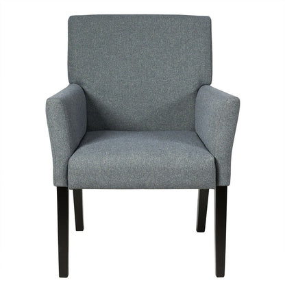 Executive Guest Chair Reception Waiting Room Arm Chair, Gray Accent Chairs   at Gallery Canada