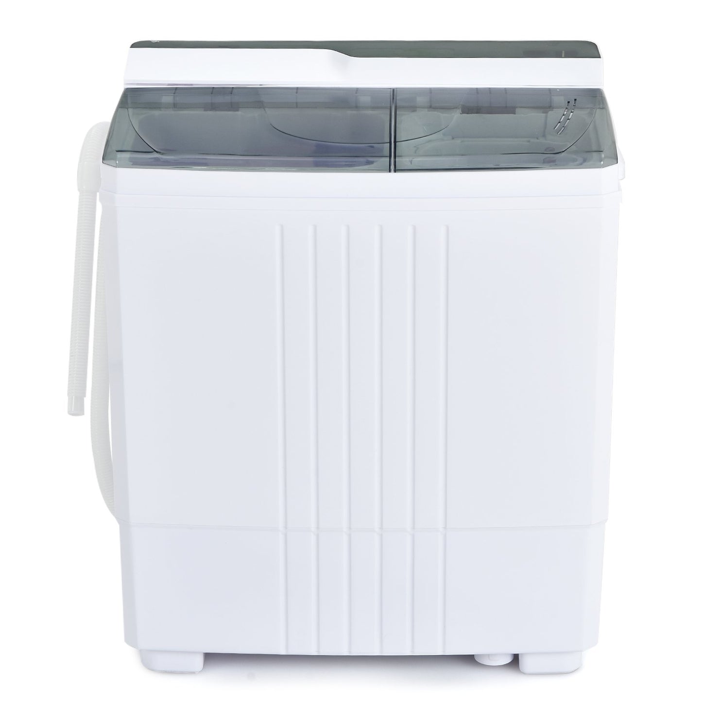 Twin Tub Portable Washing Machine with Timer Control and Drain Pump for Apartment, Gray Washing Machines   at Gallery Canada