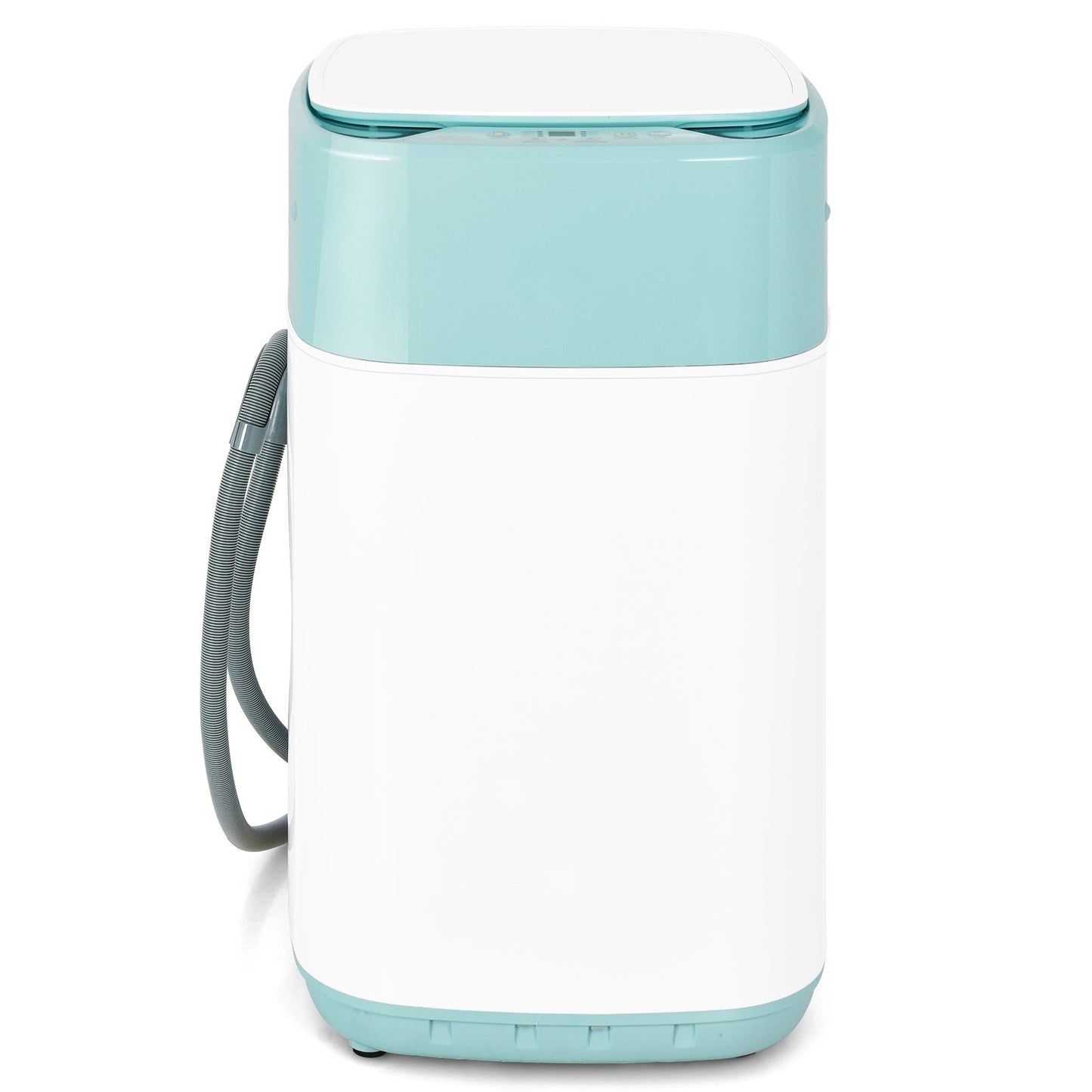 8lbs Portable Fully Automatic Washing Machine with Drain Pump, Green Washing Machines   at Gallery Canada