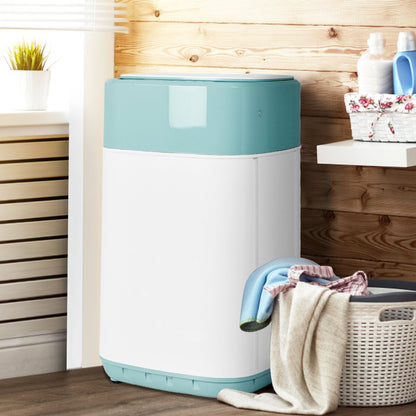 8lbs Portable Fully Automatic Washing Machine with Drain Pump, Green Washing Machines   at Gallery Canada