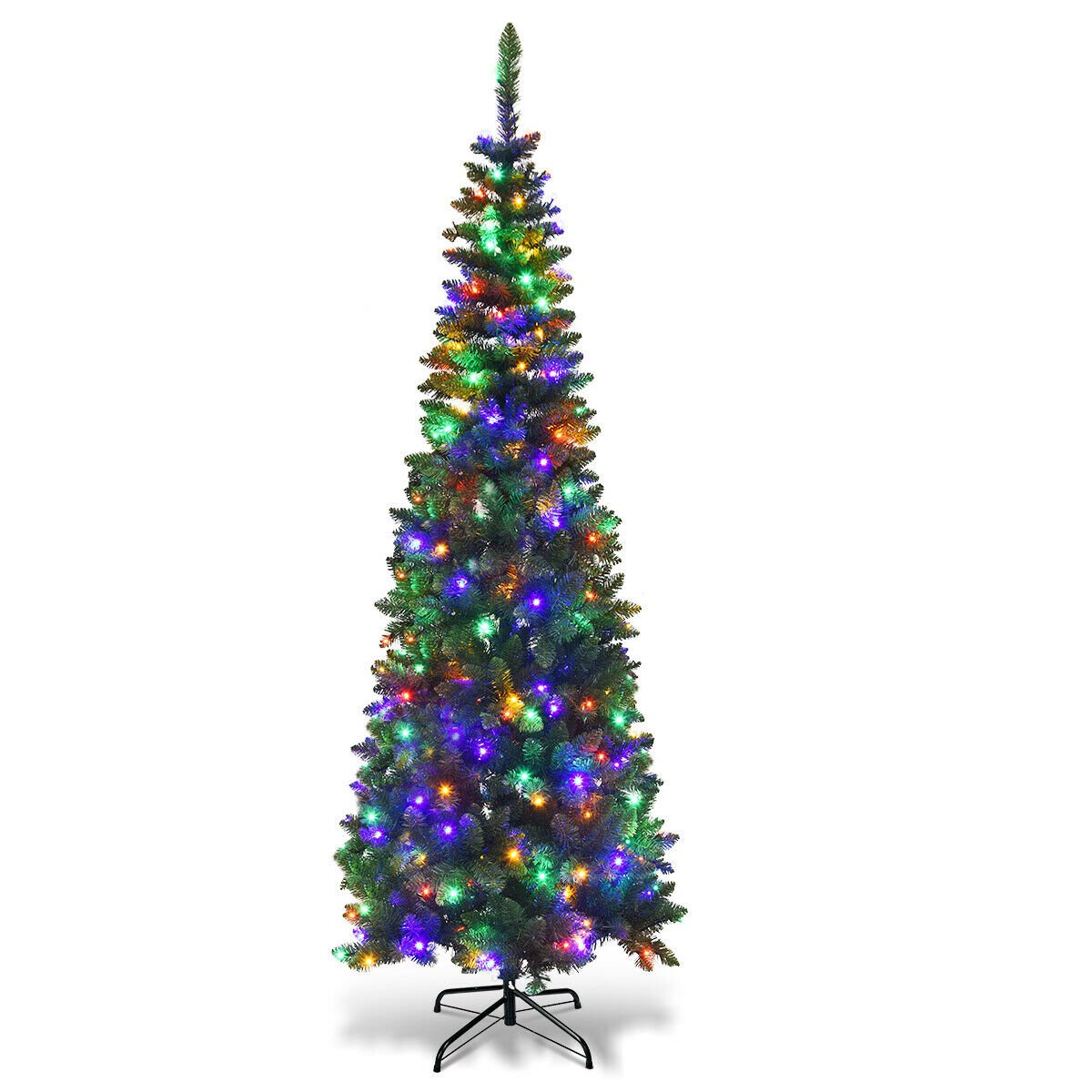 Artificial National Foot Kingswood Fir Pencil Christmas Tree-6.5ft, Green Christmas Tree   at Gallery Canada