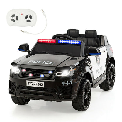 12V Kids Electric Ride On Car with Remote Control, Black - Gallery Canada