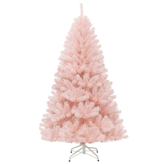 6/7 Feet Artificial Christmas Tree Hinged Full Fir Tree-6 Feet, Pink Christmas Tree   at Gallery Canada