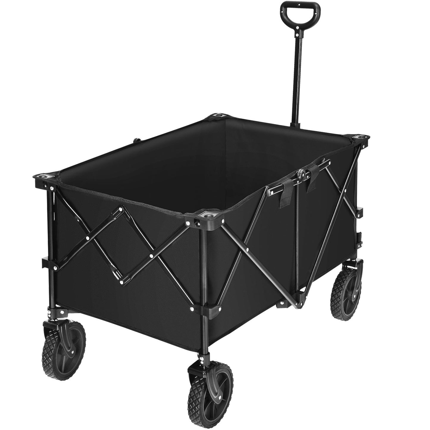 Outdoor Utility Garden Trolley Buggy , Black - Gallery Canada