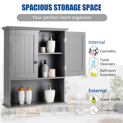 Wall Mount Bathroom Storage Cabinet, Gray Wall Cabinets   at Gallery Canada