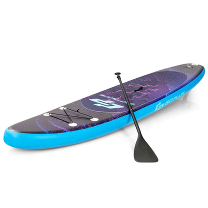 11 Feet Inflatable Stand Up Paddle Board Surfboard with Bag Aluminum Paddle Pump-L, Blue Surfing Blue  at Gallery Canada