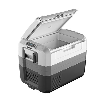 58 Quart Portable Electric Camping Car Cooler, Black & Gray Coolers   at Gallery Canada