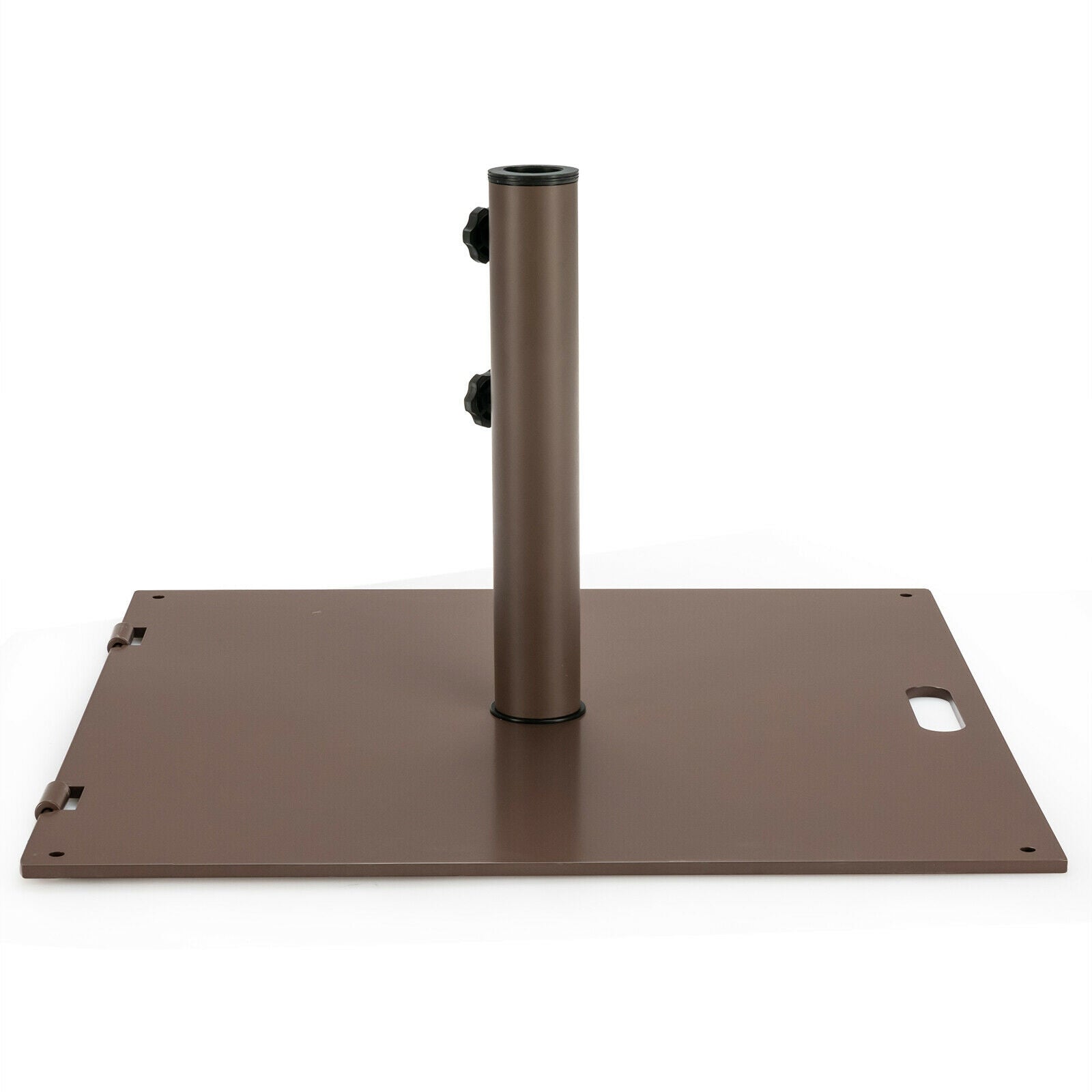 Portable 50 lbs Umbrella Base Stand with Handle and Wheels for Patio Square Outdoor Umbrella Bases at Gallery Canada