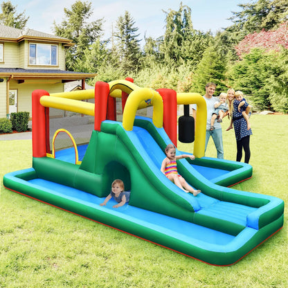 Slide Water Park Climbing Bouncer Pendulum Chunnel Game without Air-blower Bounce House   at Gallery Canada