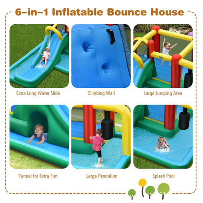 Slide Water Park Climbing Bouncer Pendulum Chunnel Game without Air-blower Bounce House   at Gallery Canada