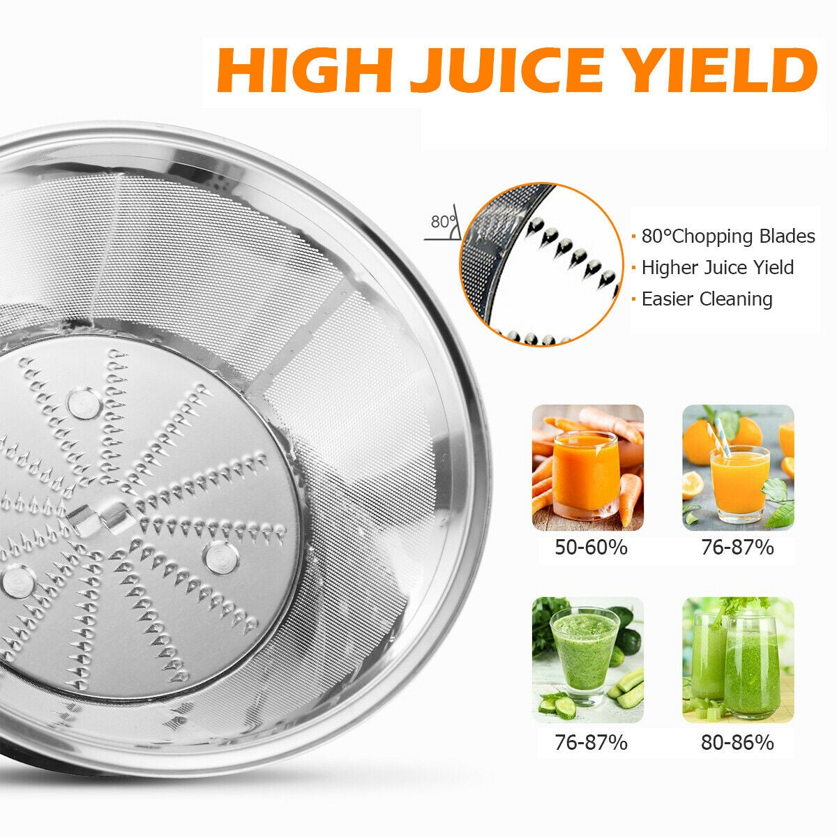 Centrifugal Juicer Machine Juicer Extractor Dual Speed, Silver Juicers & Coffee Machines at Gallery Canada