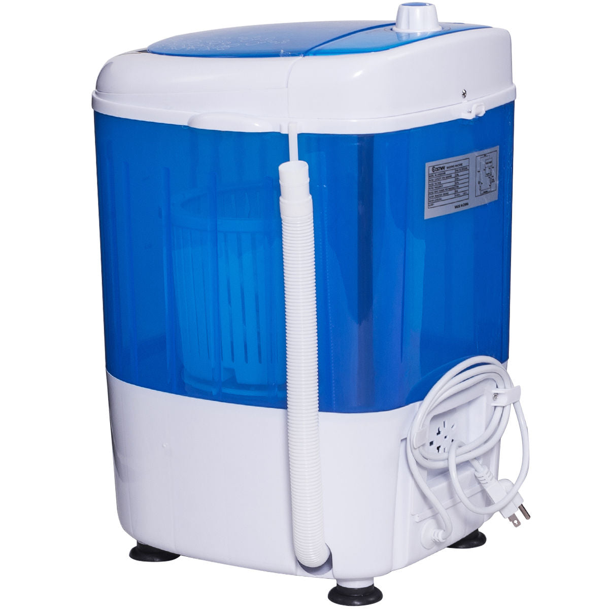 5.5 lbs Portable Semi Auto Washing Machine for Small Space, Blue Washing Machines   at Gallery Canada