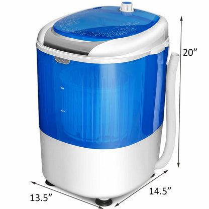 5.5 lbs Portable Semi Auto Washing Machine for Small Space, Blue Washing Machines   at Gallery Canada