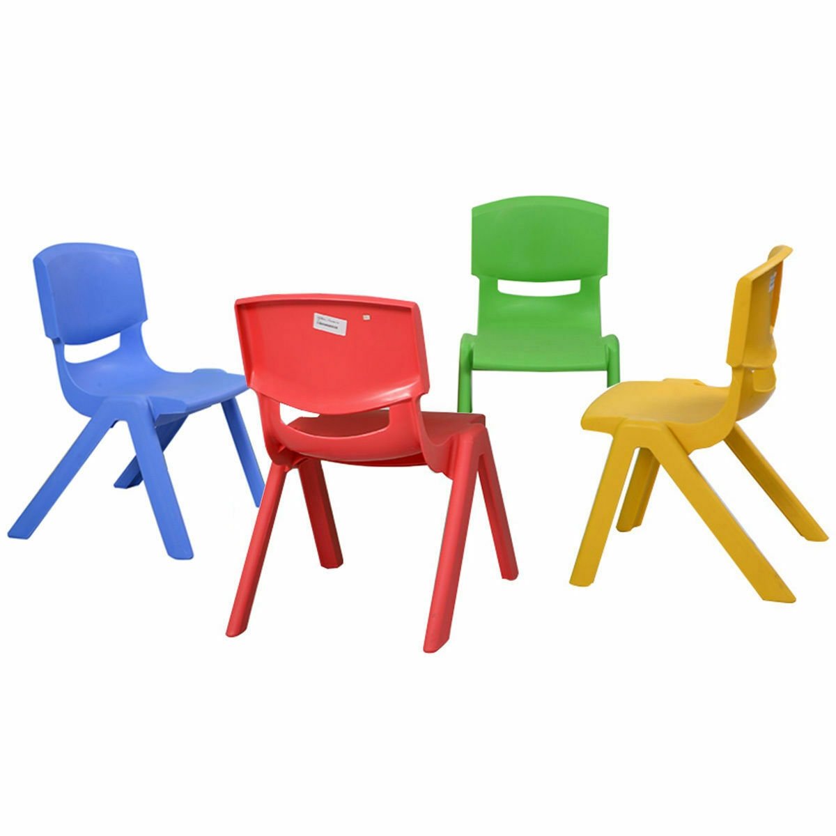 4-pack Colorful Stackable Plastic Children Chairs, Multicolor - Gallery Canada