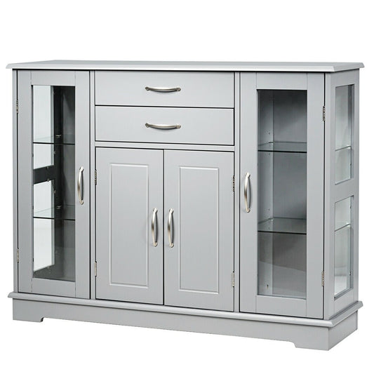 Buffet Server Storage Cabinet, Gray - Gallery Canada