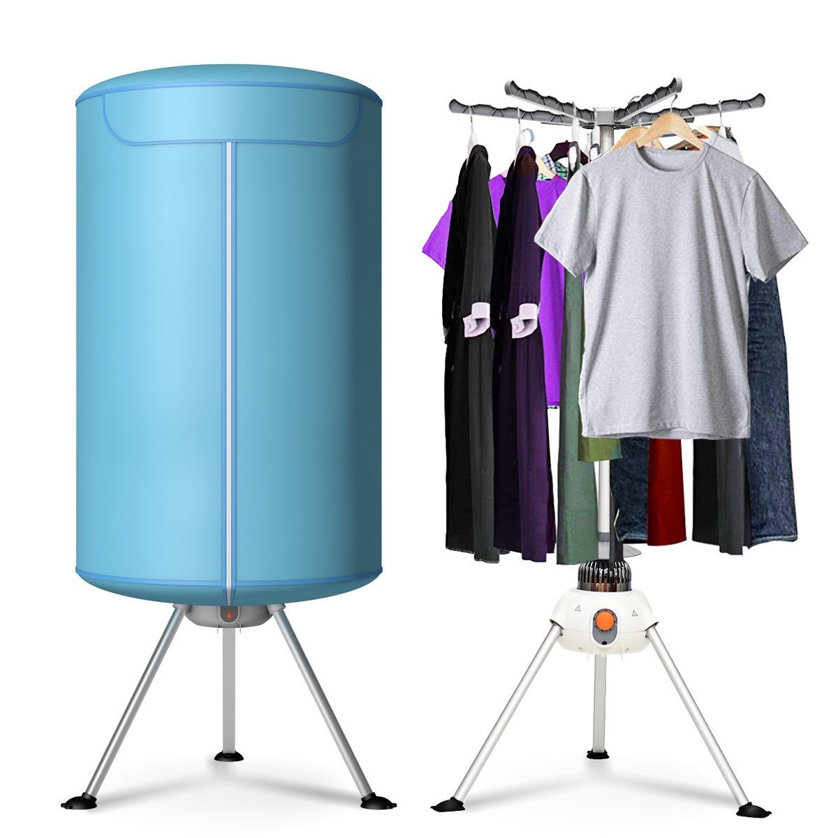 Portable Ventless Laundry Clothes Dryer Folding Drying Machine Heater Dryers   at Gallery Canada