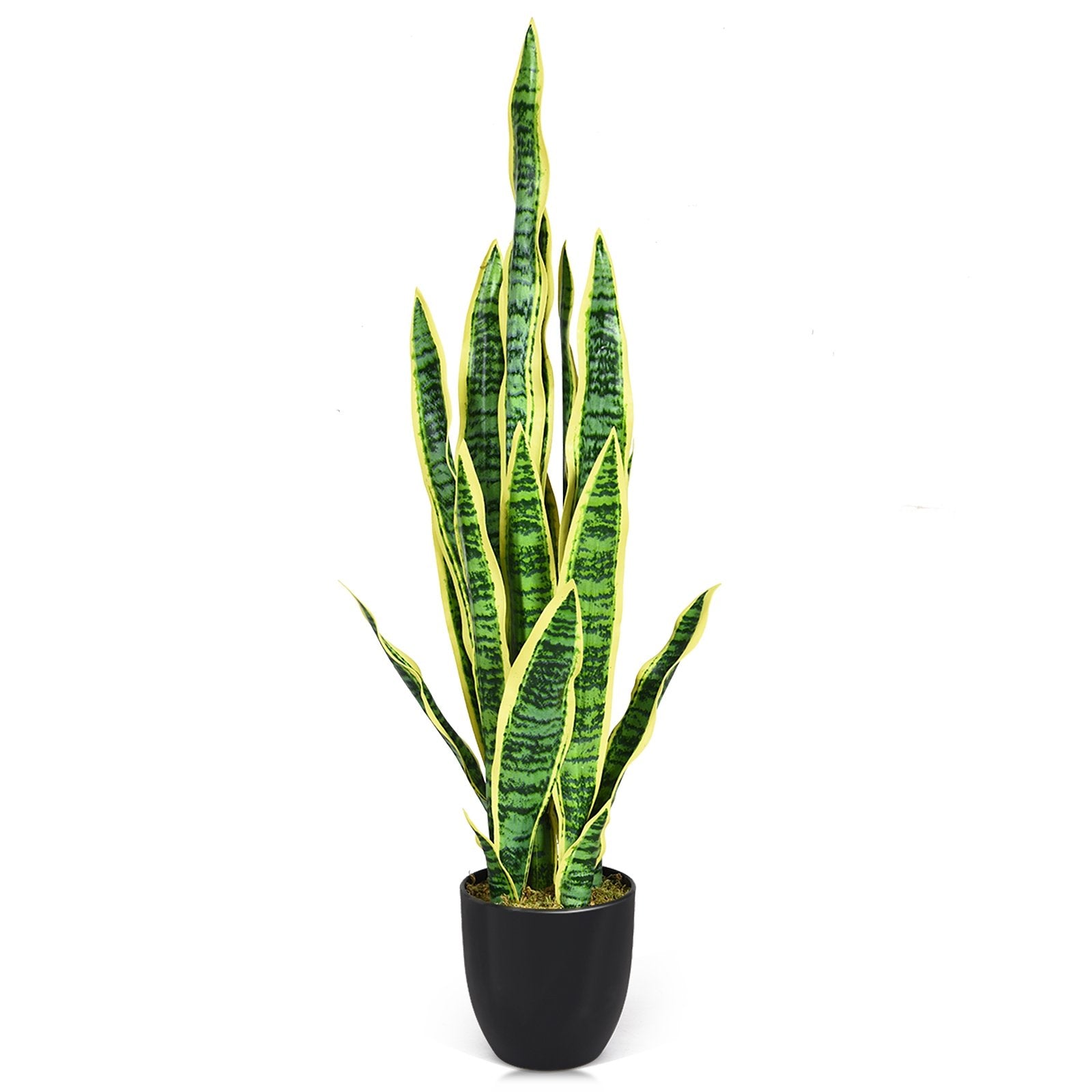 35.5 Inch Indoor-Outdoor Decoration Fake Artificial Snake Plant, Green Faux Plants   at Gallery Canada