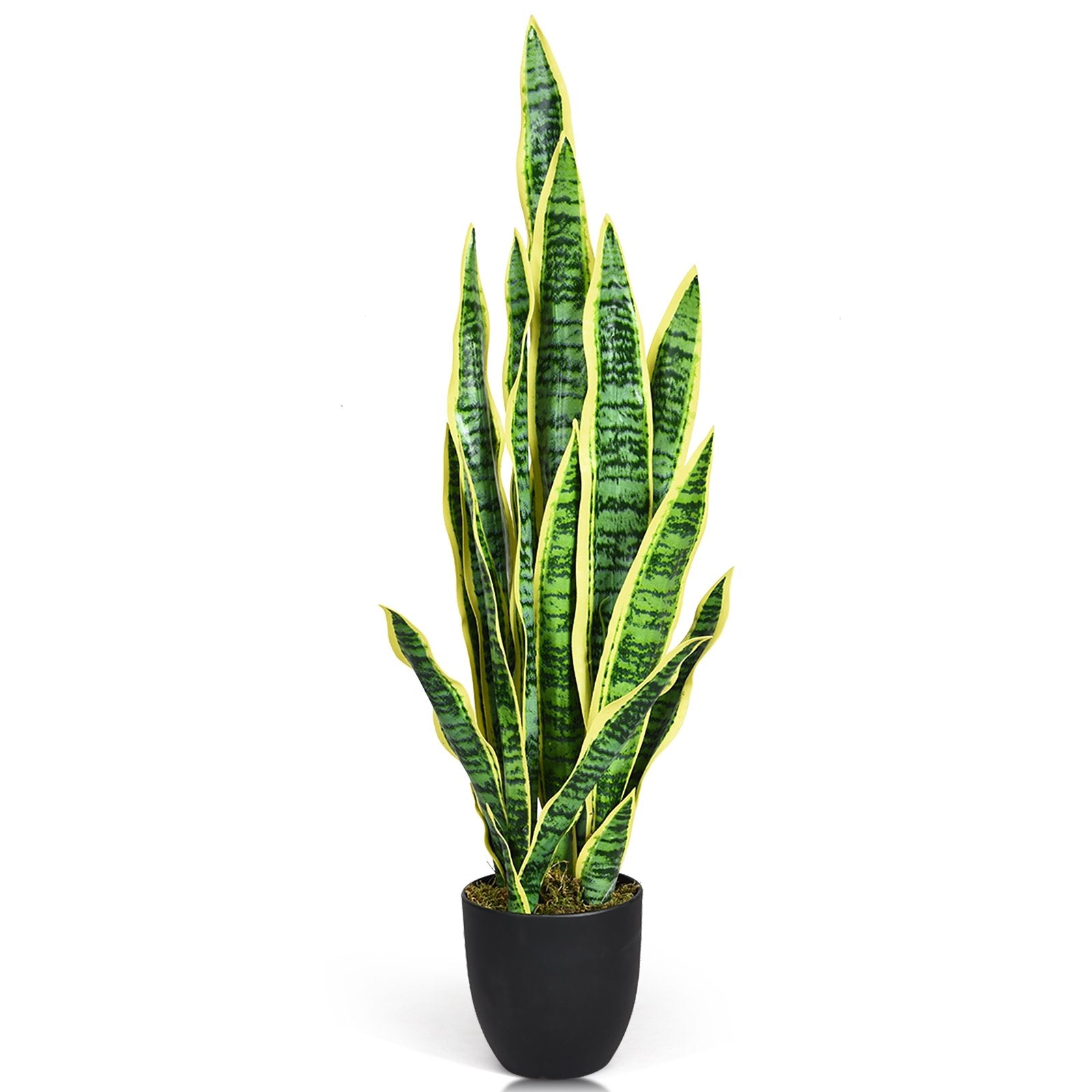 35.5 Inch Indoor-Outdoor Decoration Fake Artificial Snake Plant, Green Faux Plants   at Gallery Canada