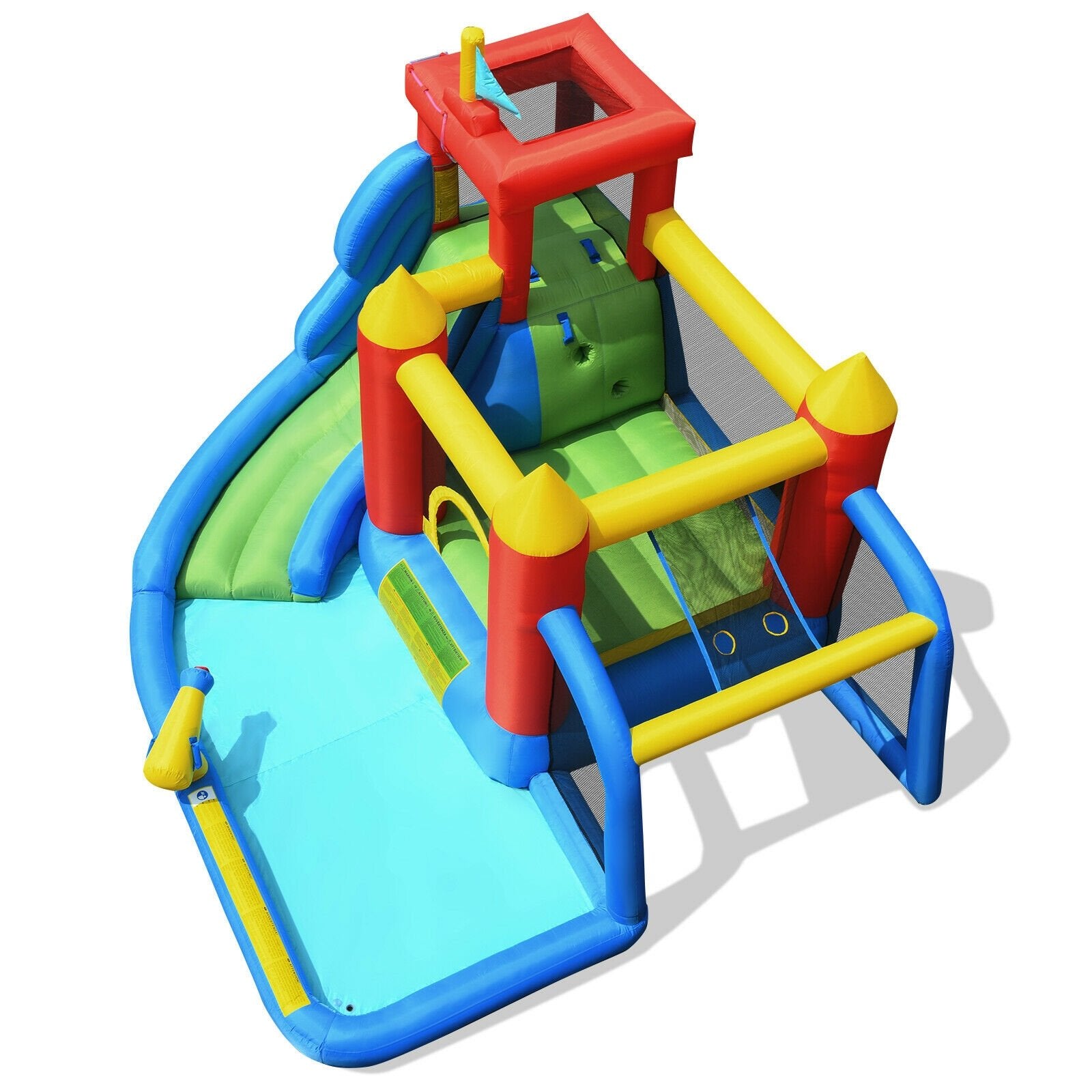 Inflatable Bouncer Bounce House with Water Slide Splash Pool without Blower Bounce House   at Gallery Canada