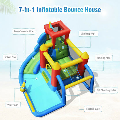 Inflatable Bouncer Bounce House with Water Slide Splash Pool without Blower Bounce House   at Gallery Canada