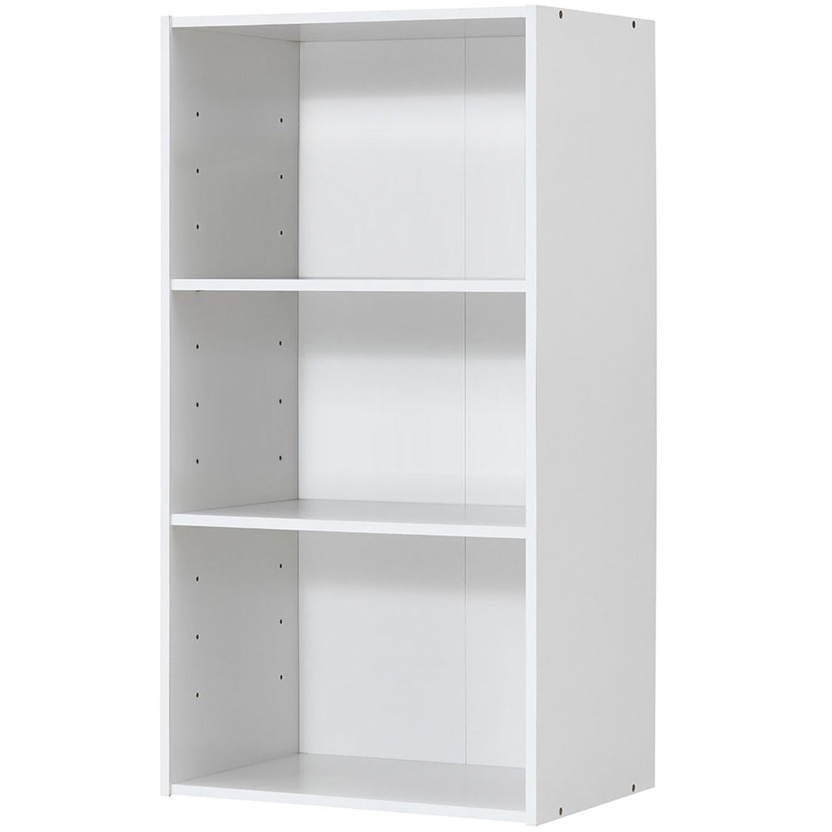 3 Open Shelf Bookcase Modern Storage Display Cabinet, White Bookcases at Gallery Canada