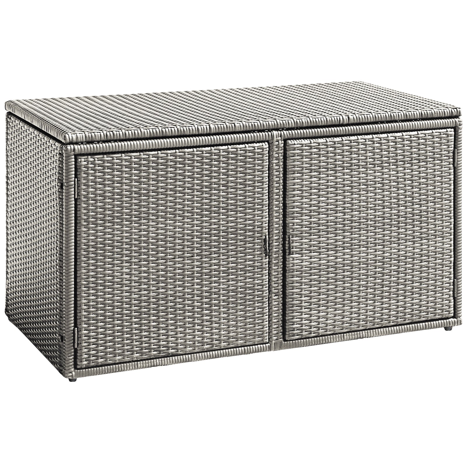 88 Gallon Garden Patio Rattan Storage Container Box, Gray Sheds & Outdoor Storage   at Gallery Canada