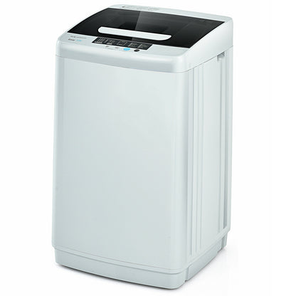 8.8 lbs Portable Full-Automatic Laundry Washing Machine with Drain Pump Washing Machines Options  at Gallery Canada