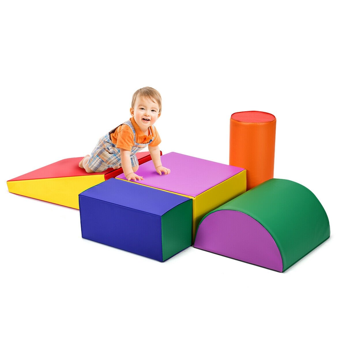 Crawl Climb Foam Shapes Playset Softzone Toy, Multicolor Climbers & Slides   at Gallery Canada