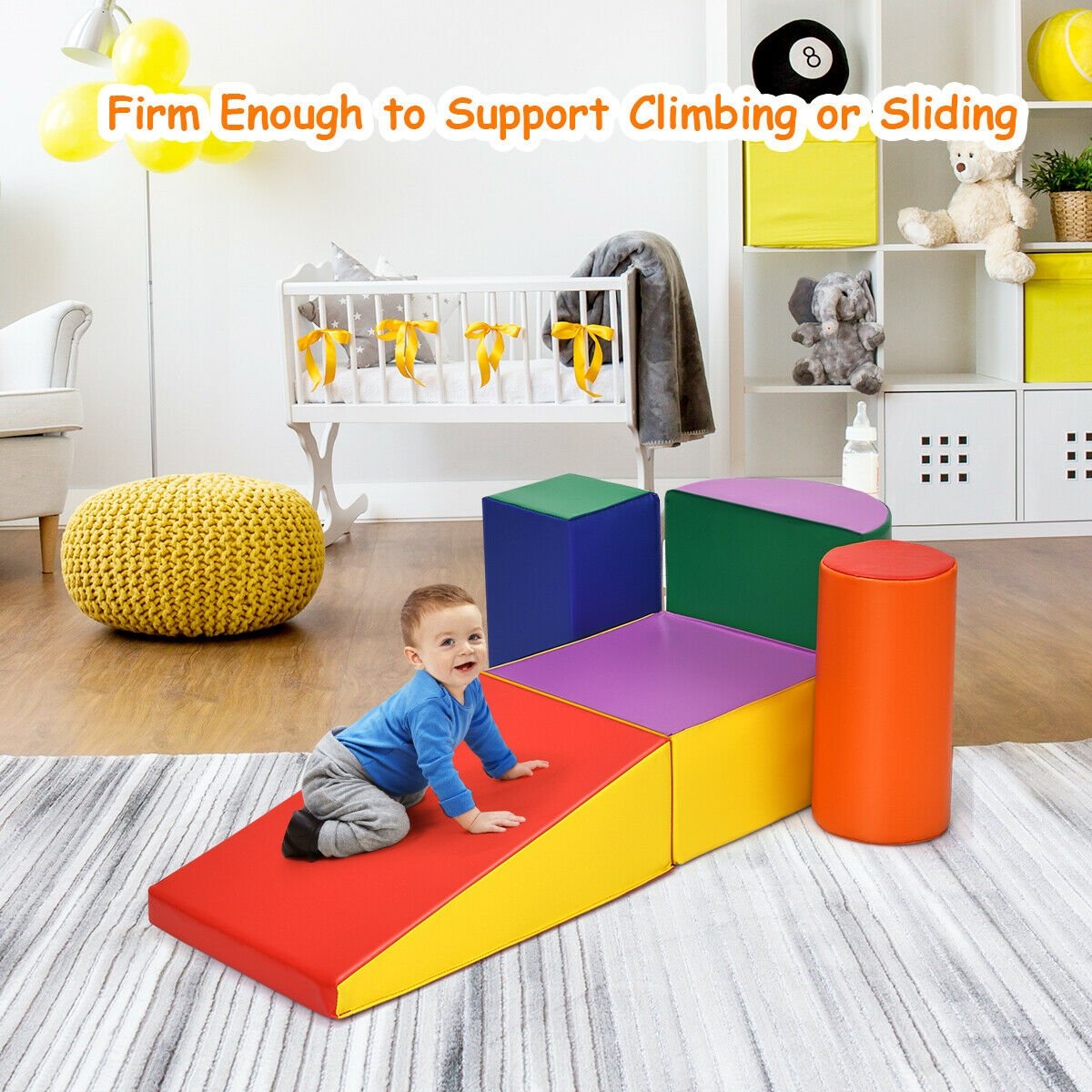 Crawl Climb Foam Shapes Playset Softzone Toy, Multicolor Climbers & Slides   at Gallery Canada