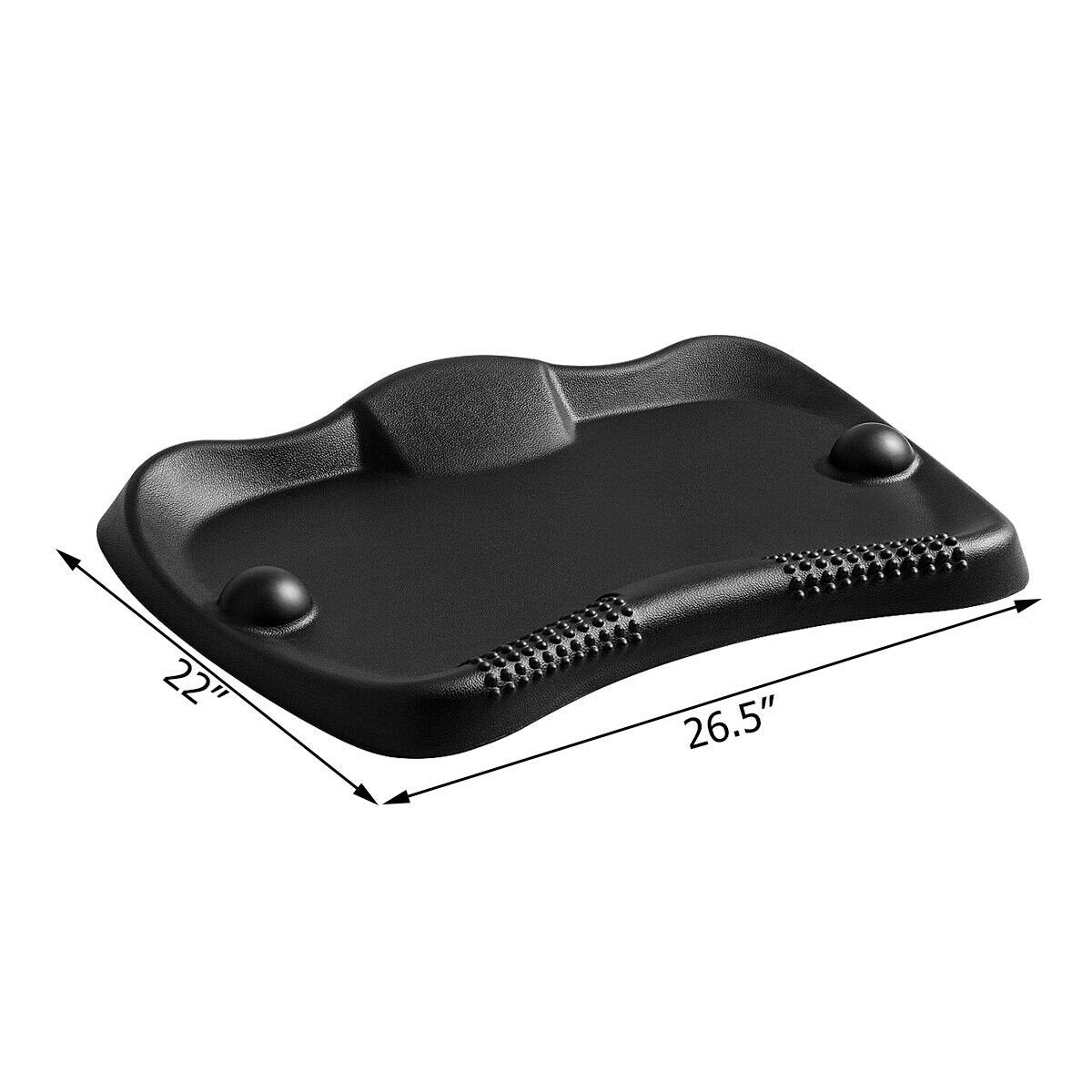 Ergonomic Design Anti Fatigue Standing Floor Foot Mat for Home Office, Black Sport Equipments   at Gallery Canada