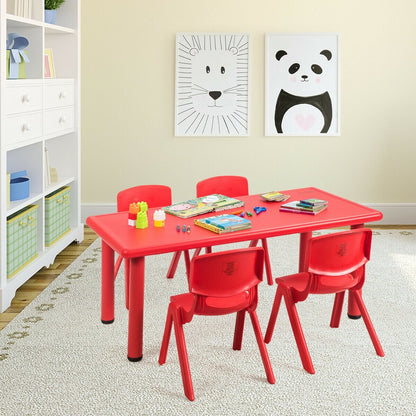 4-pack Kids Plastic Stackable Classroom Chairs, Red Kids Chairs & Seating   at Gallery Canada