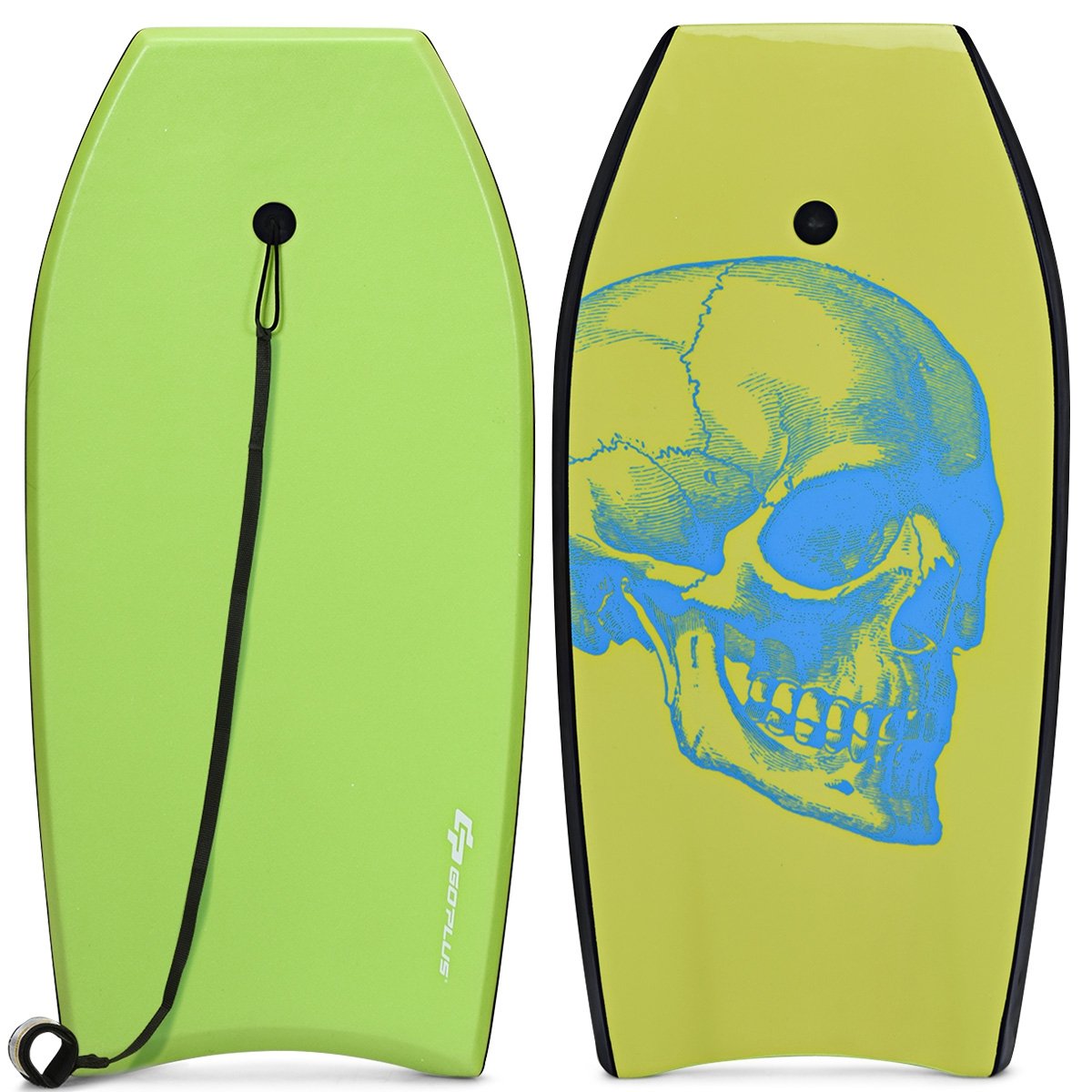 Super Surfing  Lightweight Bodyboard with Leash-L, Green Surfing   at Gallery Canada