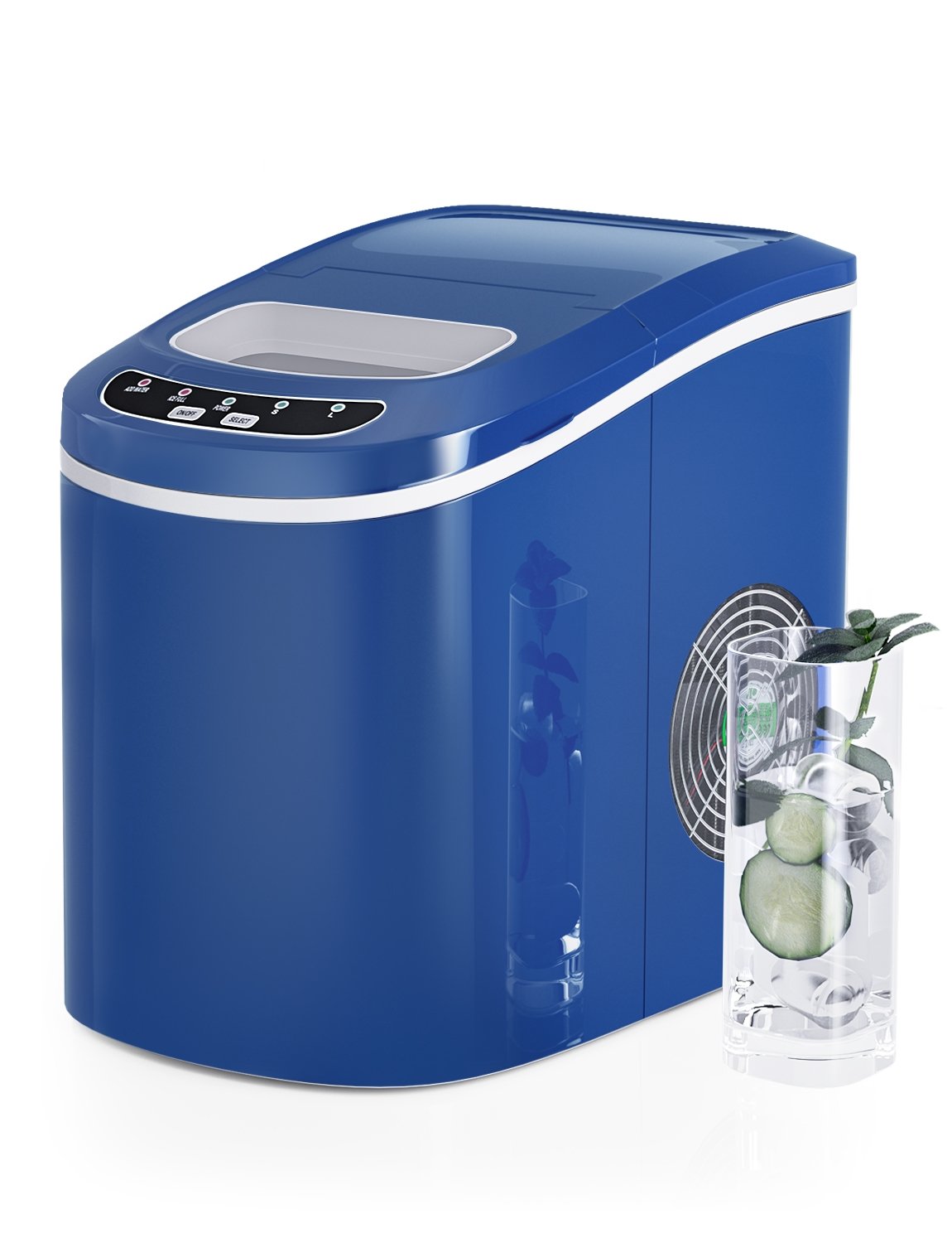 Mini Portable Compact Electric Ice Maker Machine, Navy Ice Makers   at Gallery Canada