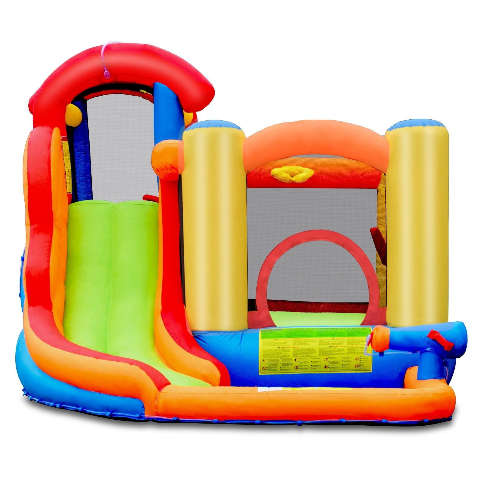 Inflatable Water Slide Bounce House with Pool and Cannon Without Blower Bounce House   at Gallery Canada