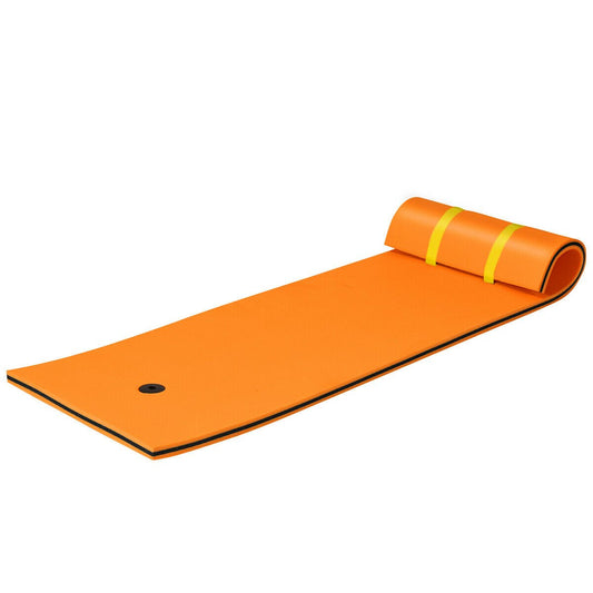 3-layer Tear-resistant Relaxing Foam Floating Pad, Orange Swimming   at Gallery Canada