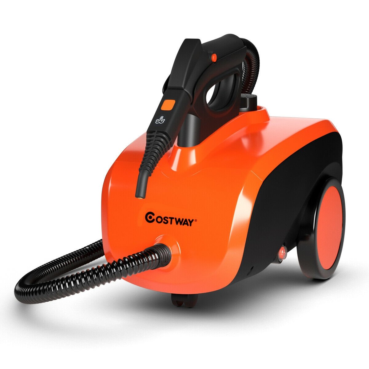 Heavy Duty Household Multipurpose Steam Cleaner with 18 Accessories, Orange Vacuums & Cleaners   at Gallery Canada