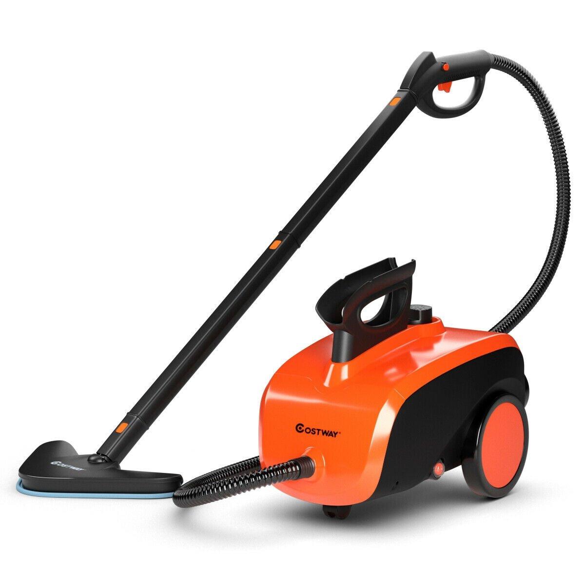 Heavy Duty Household Multipurpose Steam Cleaner with 18 Accessories, Orange Vacuums & Cleaners   at Gallery Canada