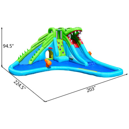 7-in-1 Inflatable Bounce House with Splashing Pool without Blower Bounce House   at Gallery Canada