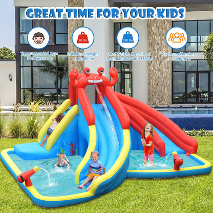 Inflatable Water Slide Crab Dual Slide Bounce House without Blower Bounce House   at Gallery Canada