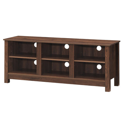 60 Inch  Entertainment TV Stand Cabinet, Brown - Gallery Canada