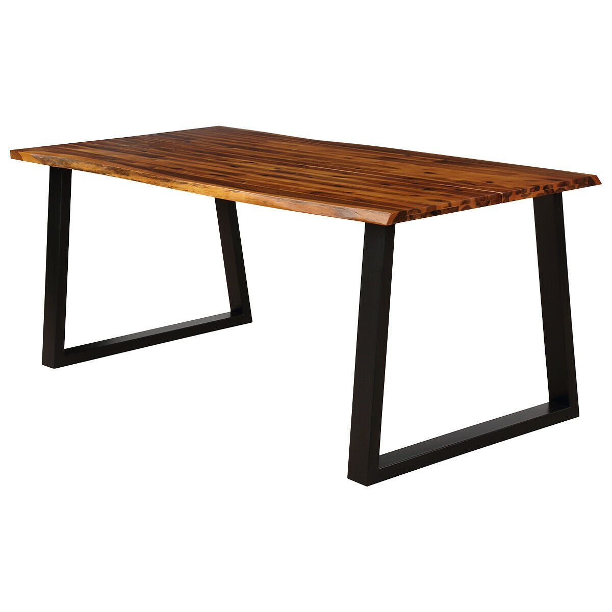 Rectangular Acacia Wood Dining Table, Brown Dining Tables   at Gallery Canada