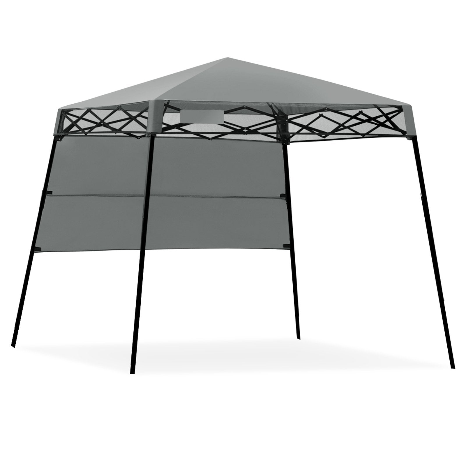 7 x 7 Feet Sland Adjustable Portable Canopy Tent with Backpack, Gray Canopies   at Gallery Canada