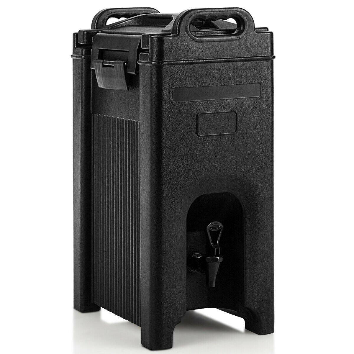 5 Gallon Insulated Beverage Server Dispenser, Black Water Dispensers Black at Gallery Canada