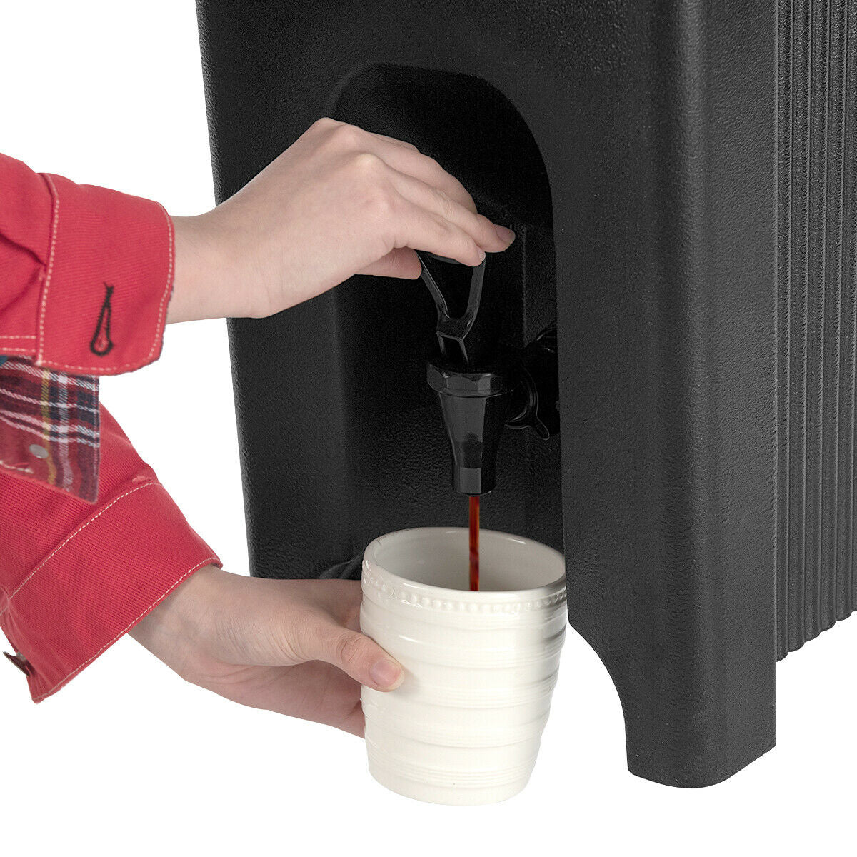 5 Gallon Insulated Beverage Server Dispenser, Black Water Dispensers at Gallery Canada