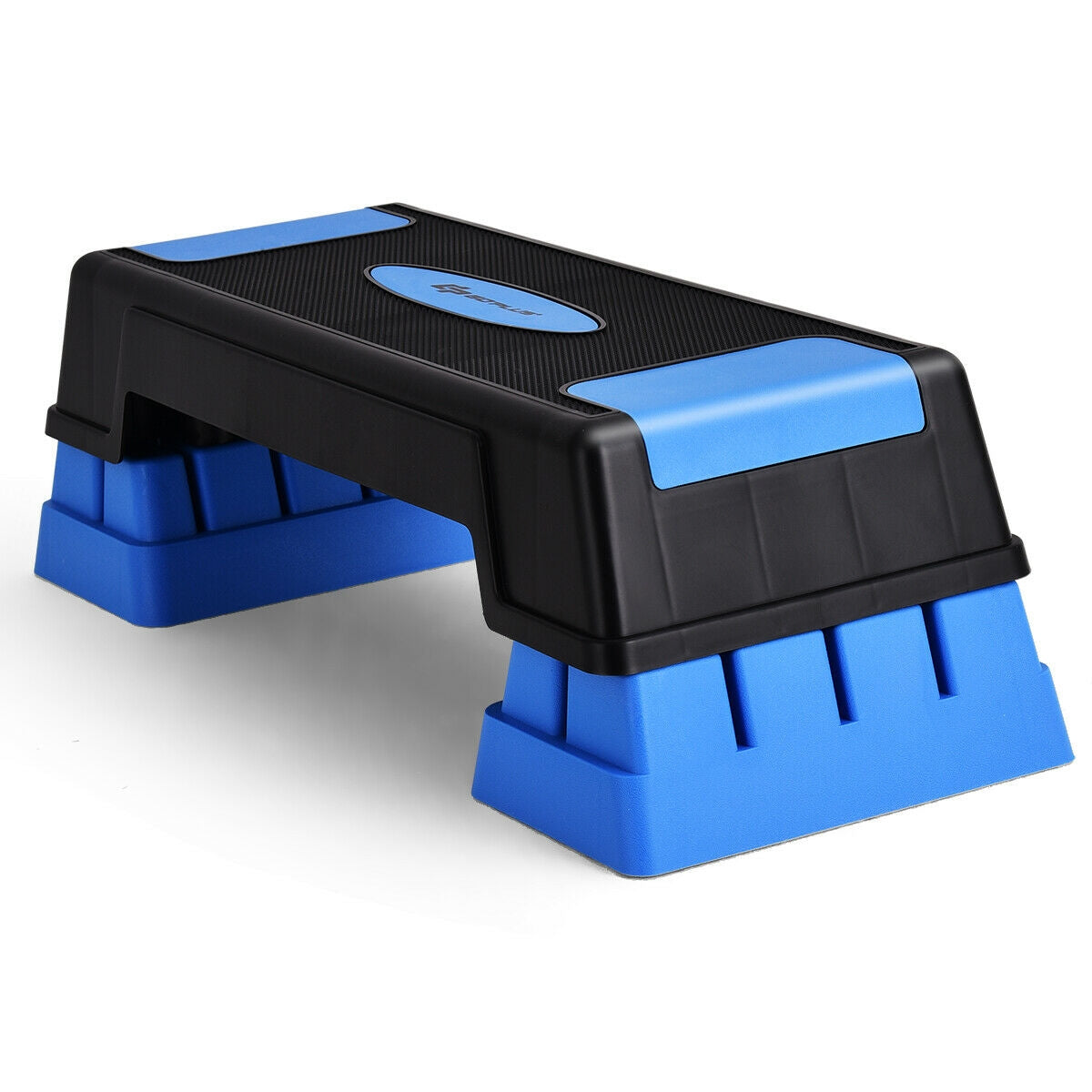 Aerobic Exercise Stepper Trainer with Adjustable Height, Blue Sport Equipments at Gallery Canada